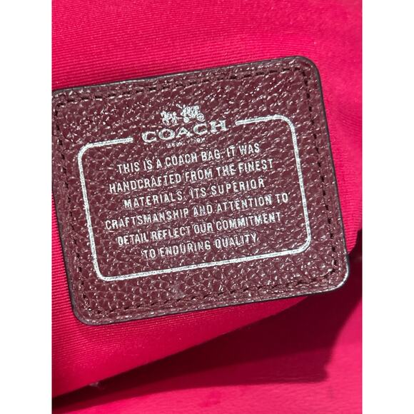 Coach Burgundy tote Bag - Picture 13 of 13